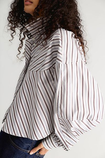 AGOLDE AGOLDE Agnes Striped Button Down Shirt