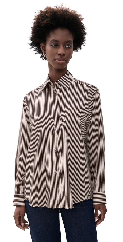 AGOLDE AGOLDE Aris Button Down Shirt Trace Stripe/Teal/Mustard