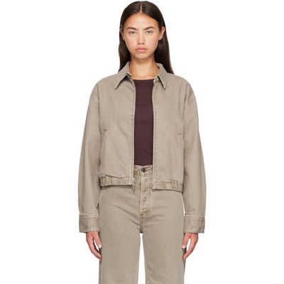 AGOLDE AGOLDE Beige Nile Jacket