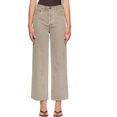 AGOLDE AGOLDE Beige Ren Trousers