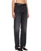 AGOLDE AGOLDE Black 90's Mid Rise Straight Jeans - 2