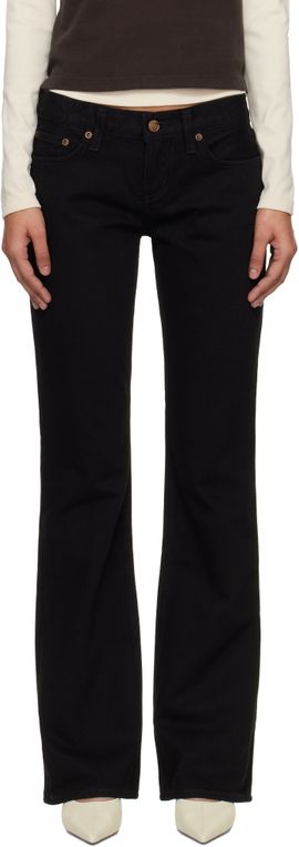 AGOLDE AGOLDE Black Low Rise Boot Jeans