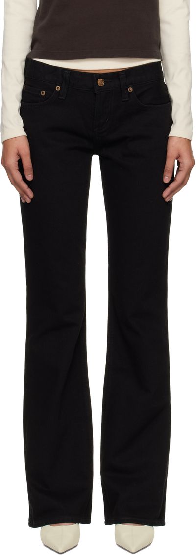 AGOLDE AGOLDE Black Low Rise Boot Jeans