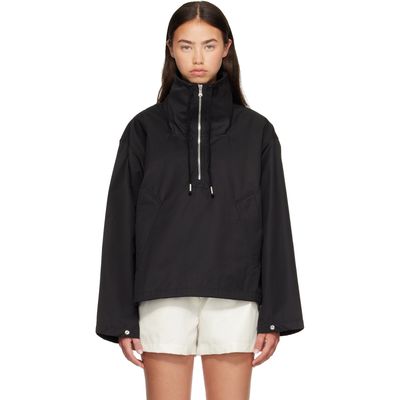 AGOLDE AGOLDE Black Lydia Popover Anorak