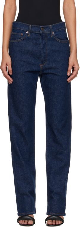 AGOLDE AGOLDE Black Mid Rise Kick Boot Jeans