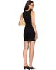 AGOLDE AGOLDE Black Twisted Poppy Minidress - 3