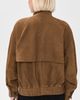 AGOLDE AGOLDE Blair Goatskin Suede Jacket Pecan - 3