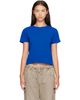 AGOLDE AGOLDE Blue Adine Shrunken T-shirt - 1