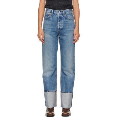 AGOLDE AGOLDE Blue Big Cuff Jeans