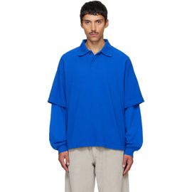 AGOLDE AGOLDE Blue Curren Double Sleeve Polo
