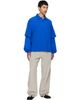 AGOLDE AGOLDE Blue Curren Double Sleeve Polo - 4