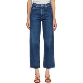 AGOLDE AGOLDE Blue Ren Comfort Stretch Crop Jeans