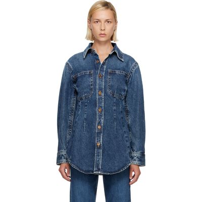 AGOLDE AGOLDE Blue Wilma Denim Shirt