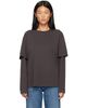 AGOLDE AGOLDE Brown Lois T-shirt - 1