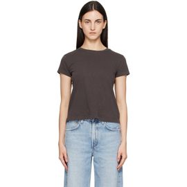 AGOLDE AGOLDE Brown Long Line Adine T-shirt