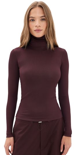 AGOLDE AGOLDE Caryle Turtleneck Top Corinth