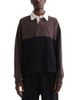 Agolde Agolde Cotton Bold Color Block Rugby Polo Shirt - 1