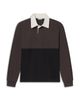 Agolde Agolde Cotton Bold Color Block Rugby Polo Shirt - 6