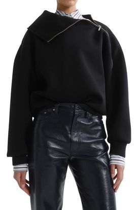 AGOLDE AGOLDE Coyle Asymmetrical Zip Sweatshirt