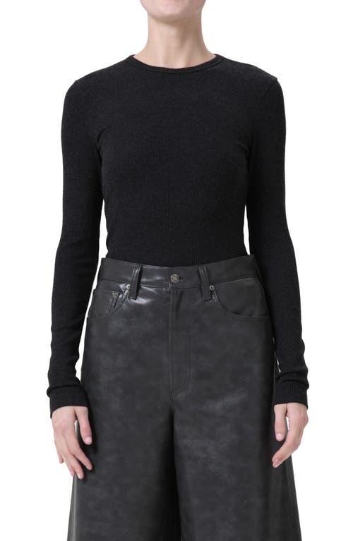 AGOLDE AGOLDE Delphi Slim Fit Ribbed T-Shirt