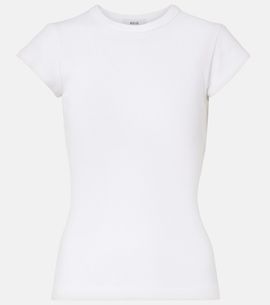 Agolde Agolde Edison ribbed-knit T-shirt