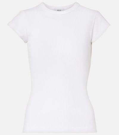 Agolde Agolde Edison ribbed-knit T-shirt