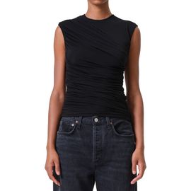 AGOLDE AGOLDE Ester Rib Ruched Tank