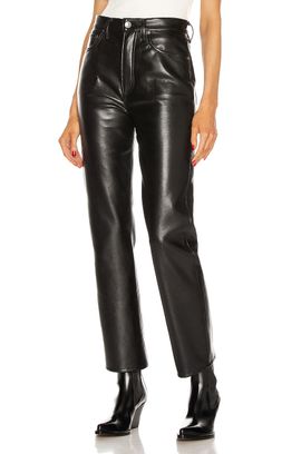 AGOLDE AGOLDE Faux Leather Fitted 90's