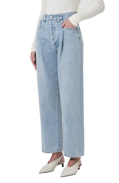 AGOLDE AGOLDE Fold Waistband Ankle Wide Leg Jeans
