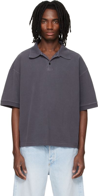 AGOLDE AGOLDE Gray Curren Polo