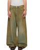 AGOLDE AGOLDE Green Bagley Rounded Baggy Jeans - 1