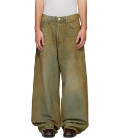 AGOLDE AGOLDE Green Bagley Rounded Baggy Jeans
