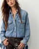 AGOLDE AGOLDE Hewitt Cropped Button Down Shirt - 1