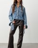 AGOLDE AGOLDE Hewitt Cropped Button Down Shirt - 3