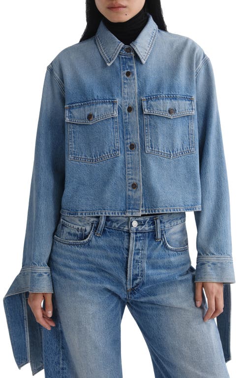 AGOLDE AGOLDE Hewitt Cropped Long Sleeve Shirt