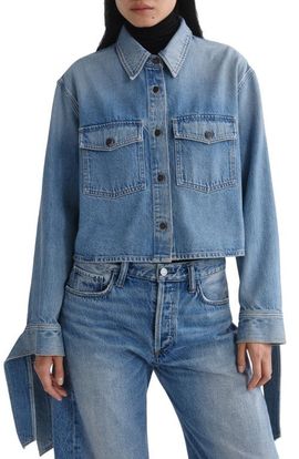 AGOLDE AGOLDE Hewitt Cropped Long Sleeve Shirt