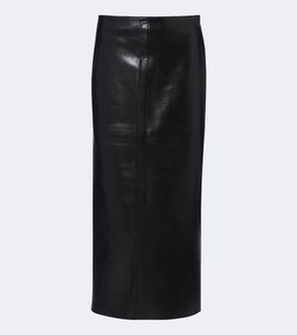 Agolde Agolde Hikson leather-blend pencil skirt