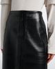 Agolde Agolde Hikson leather-blend pencil skirt - 3