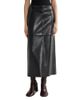Agolde Agolde Hikson Leather Blend Midi Skirt - 1