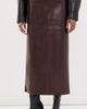 AGOLDE AGOLDE Hikson Leather Skirt Madera - 2