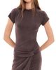 AGOLDE AGOLDE Kerri Mini Dress Plum - 1