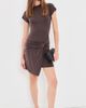 AGOLDE AGOLDE Kerri Mini Dress Plum - 5