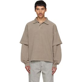 AGOLDE AGOLDE Khaki Curren Double Sleeve Polo