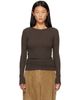 AGOLDE AGOLDE Khaki Delphi Slim T-shirt - 1