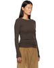 AGOLDE AGOLDE Khaki Delphi Slim T-shirt - 2