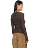 AGOLDE AGOLDE Khaki Delphi Slim T-shirt - 3