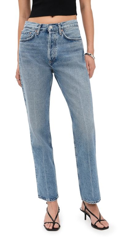 AGOLDE AGOLDE Lana High Rise Vintage Straight Jeans Brink