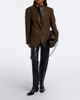 Agolde Agolde Lana leather-blend straight pants - 2
