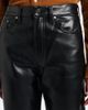 Agolde Agolde Lana leather-blend straight pants - 3