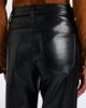 Agolde Agolde Lana leather-blend straight pants - 4